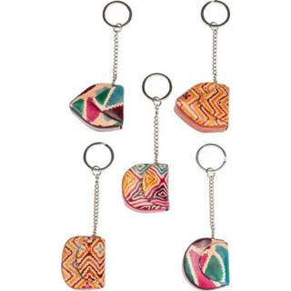 👉 Sleutelhanger leer Leren Portemonnee (Assorti) 8717506136110