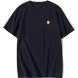 👉 Shirt katoen zwart mannen T-shirt met korte mouwen voor heren