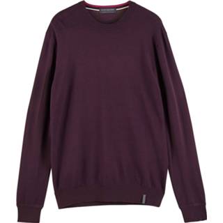 👉 Scotch & Soda Classic crewneck pull bordeaubergine