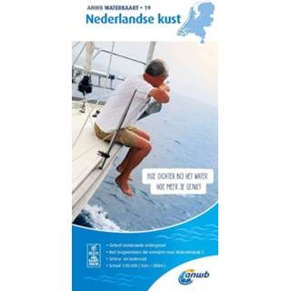 👉 Waterkaart One Size unisex ANWB 19 - Nederlandse Kust 9789018046149