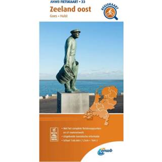 👉 Fietskaart nederlands Zeeland oost 1:66.666 9789018047344