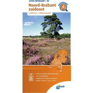 👉 Fietskaart nederlands Noord-Brabant zuidoost 1:66.666 9789018047399