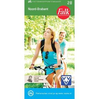 Fietskaart One Size unisex Falk Noord-Brabant 9789028730403