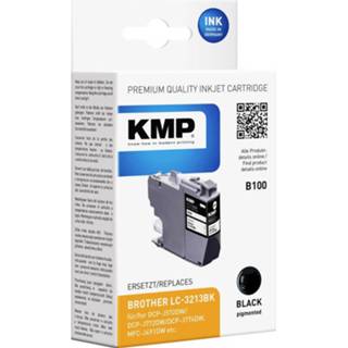 👉 Zwart KMP Cartridge vervangt Brother LC-3213BK Compatibel Single B100 1539,4001 4011324373172