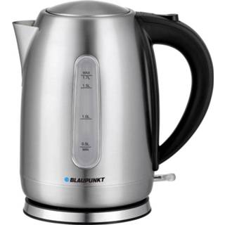 👉 Waterkoker zwart RVS Blaupunkt EKS401 Snoerloos, Oververhittingsbeveiliging RVS, 5901750501432