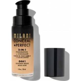 👉 Concealer beige Milani Conceal + Perfect 2in1 Foundation 04A1 Golden 30 ml 717489700269