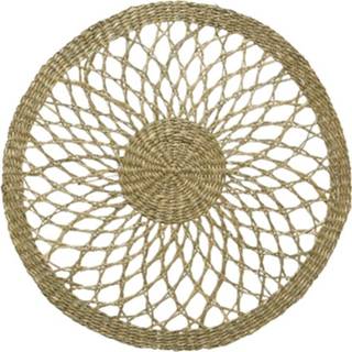 👉 Placemat zeegras van Opengewerkt Bloem (40 cm) 8716522076967