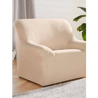 👉 Meubelhoes unisex ecru Katoen Elasthan elastische meubelhoezen Webschatz naturel 4055716182317