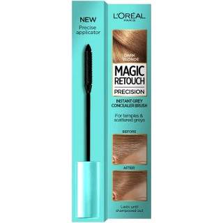 👉 Concealer grijs L'Oreal Magic Retouch Precision Dark Blonde Instant Grey Brush 8 ml 3600523654321