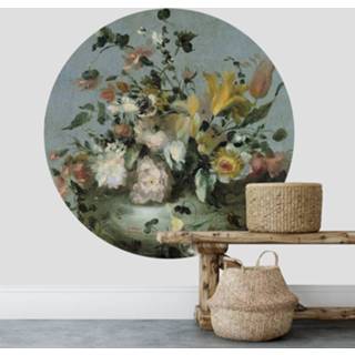 👉 Boeket Behangcirkel bloemen