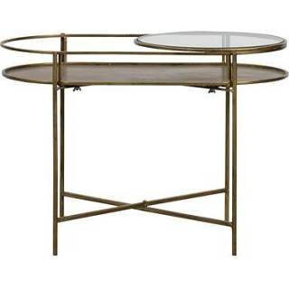 👉 Bijzettafel glas messing BePureHome Adorable 8714713123452