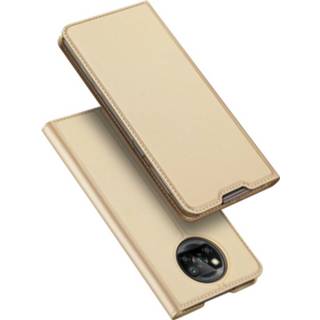 👉 Portemonnee rose goud kunstleer slim folio hoes Dux Ducis - Pro Serie wallet Xiaomi Poco X3 9145425528874