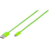 👉 Groen Vivanco USB 2.0 Aansluitkabel [1x USB-A stekker - 1x Micro-USB B stekker] 1.00 m Rond 4008928358186