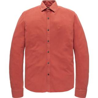 👉 Shirt lange mouw XXL mannen rood PME Legend Long Sleeve Garment dyed piq 8719419581360