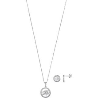 👉 Zilverkleur zilver vrouwen aantrekkelijk design 3-delige sieradenset AMY VERMONT 4055706236044