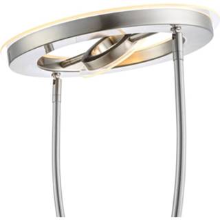 👉 Vloerlamp staal metaal zilvergrijs Home sweet Uplight LED Ufo - mat 8718808127271