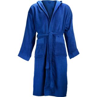 👉 The One Badjas met capuchon 420 gram Donker blauw-XXL/XXXL