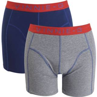 👉 Boxershort blauw grijs Vinnie-G boxershorts Flame Blue Grey 2-pack 8933355710879