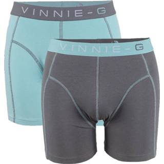 Vinnie-G boxershorts Mint Light - Grey 2-Pack-XXL