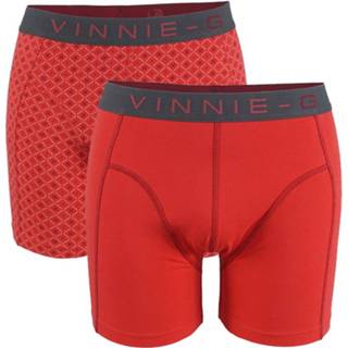 👉 Vinnie-G boxershorts Flamingo Rood - Print 2-pack