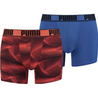 Puma Active Boxershorts Print Orange 2-pack