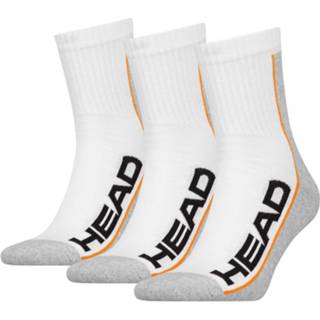 👉 Wit grijs HEAD Stripe Performance Short 3-pack white/grey