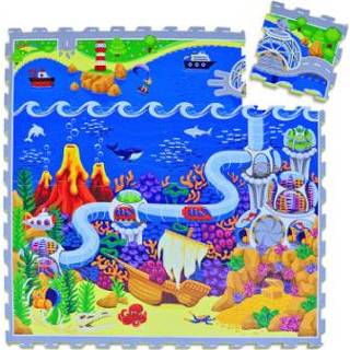 👉 Puzzelmat meisjes kleurrijk Hakuna Matte - Ocean (120 x 120 cm) 618149115341