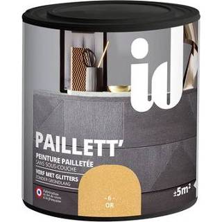 👉 Paillet goud male Glitterverf Paillett' 500ml 3302150043478