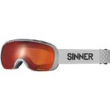 👉 Skibril grijs rode Sinner Marble OTG - Matte Light Grey lens 8715999141970