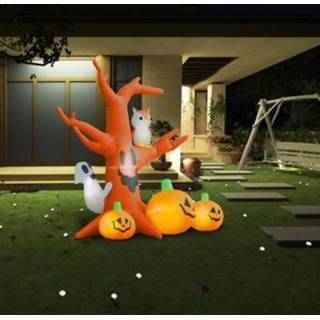 👉 Male VidaXL Spookboom met pompoenen opblaasbaar 6 LED's 2,6 m 8720286007563