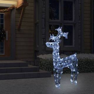 👉 Acryl male VidaXL Buitenkerstversiering rendieren 90 LED's 60x16x100 cm 8720286005743