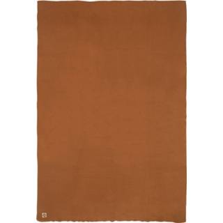 👉 Ledikant deken bruin caramel Jollein Basic Knit Ledikantdeken 100 x 150 cm 8717329358560