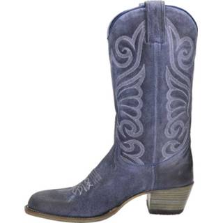 👉 Cowboylaars suede vrouwen blauw Sendra 11627 Debora Flex cowboylaarzen 8720251180321 872025118035