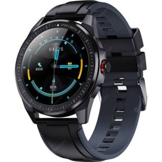 👉 Watch grijs SN88 Smart Round Full Touch Screen Heart Rate Call Reminder Step Counter IP68 Waterproof Bluetooth Smartwatch