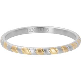 👉 Edelstaal zilver goud vrouwen nederlands 18 IXXXi Vulring Rope / | Maat 8719497345861