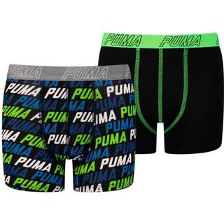 👉 Blauw donkergroen jongens Puma Boys boxers Blue/Green 2-pack 8718824543871