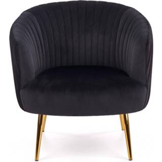 👉 Fauteuil zwart staal Crown in