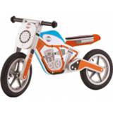 👉 Motorfiet oranje blauw hout kinderen Sevi Motorfiets Junior Oranje/Blauw 8003444829918