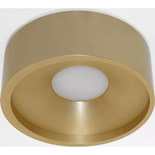 👉 Plafond lamp goud Artdelight Plafondlamp Orlando Ø 14 cm mat 8719831735310