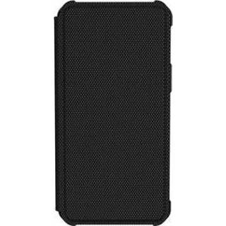 👉 Zwart Metropolis Booktype voor de iPhone 12 Pro Max - Kevlar Black 812451037319