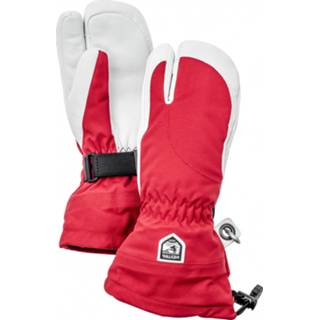 👉 Hand schoenen vrouwen 9 oranje grijs Hestra - Women's Heli Ski 3 Finger Handschoenen maat 9, oranje/grijs 7332904058591