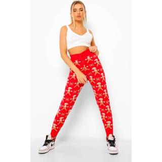 👉 Legging rood s Gebreide Koekeman Kerst Leggings, Red