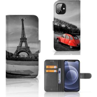 👉 Flipcover Apple iPhone 12 Mini Flip Cover Eiffeltoren 8720215877267