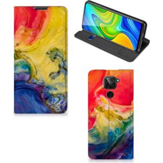 👉 Bookcase Xiaomi Redmi Note 9 Watercolor Dark 8720215657555