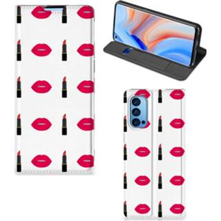 👉 Lippenstift OPPO Reno4 Pro 5G Hoesje met Magneet Lipstick Kiss 8720215602999