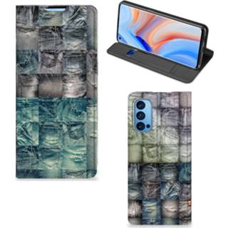 👉 Standcase Hippe OPPO Reno4 Pro 5G Spijkerbroeken 8720215752793