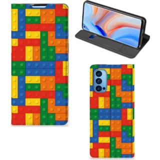 👉 Houten blok OPPO Reno4 Pro 5G Hoesje met Magneet Blokken 8720215747300