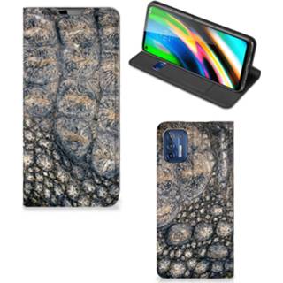 👉 Motorola Moto G9 Plus Hoesje maken Krokodillenprint 8720215567205