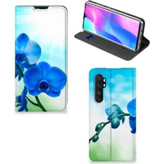 👉 Orchidee blauw Xiaomi Mi Note 10 Lite Smart Cover - Cadeau voor je Moeder 8720215535365