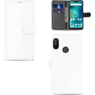 👉 Pasjes houder wit Xiaomi Mi A2 Lite Hoesje met Pasjeshouder 8720091713321